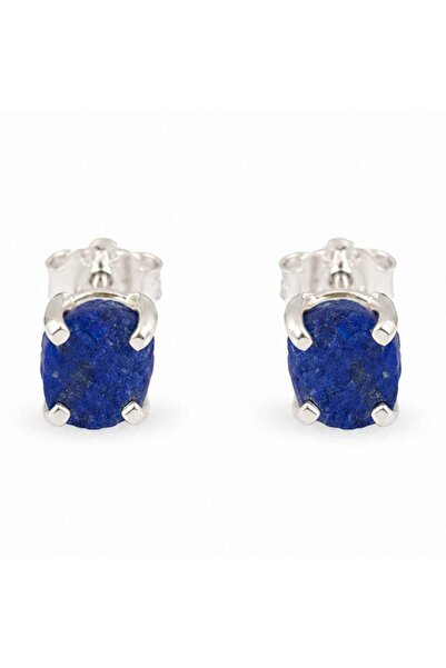 craftmystic Cercei Argint 925 cu Azurit Brut - Intuitie si Claritate Interioara