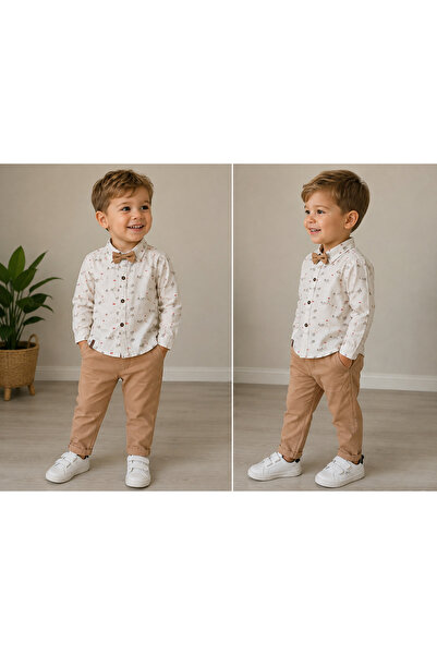 Arjen Boy's Shirt and Pants Set