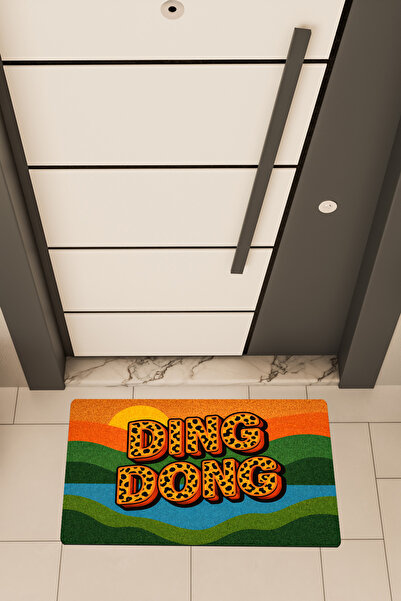 Dormot DEAS HOME, Ψηφιακή Εκτύπωση, DİNG DONG, Με Θέμα Πολύχρωμα Σχέδια, Χαλά...