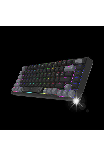 AQIRYS Tastatură mecanică 75%/81 taste cu fir ADARA MINI negru/gri