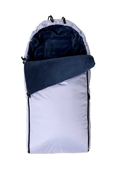 BabyMatex Mars Footmuff 80x100 Alb cu centru albastru