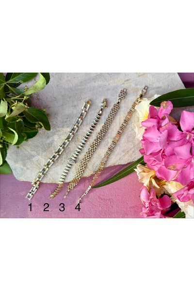 Merishe Jewerly Cm Jewerly (1-No) Drop Chain Stone Stainless Steel Bracelet