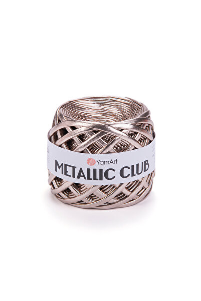 Yarnart Metallic Club 8103 Beige - TEK YUMAK - %100 Polyester Ağırlık: 180 g ...