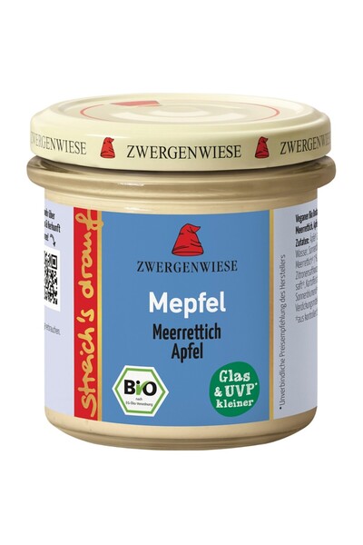 Zwergenwiese Cremă tartinabilă Mepfel cu rădăcină de iarbă-mâței și măr, bio,...