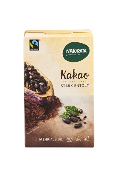 Naturata Pudra de cacao degresata fara lactoza,
