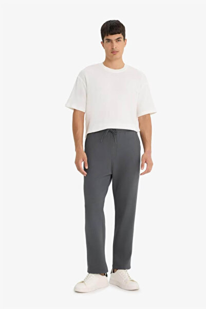 DeFacto Regular Fit Anthracite Men's Sweatpants E7829Ax/Ar104