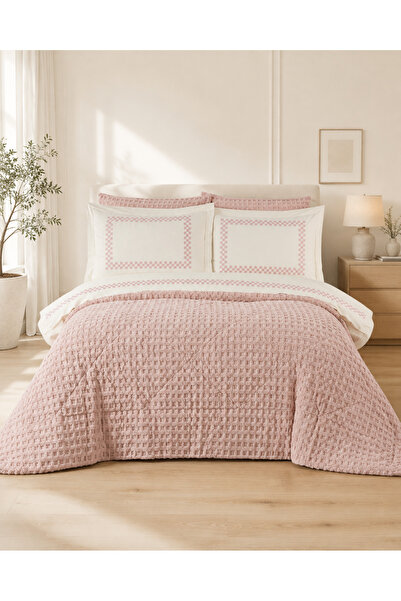 la lune home Monaco Double 9 Piece Bedspread Set 100% Cotton Duvet Cover Set ...