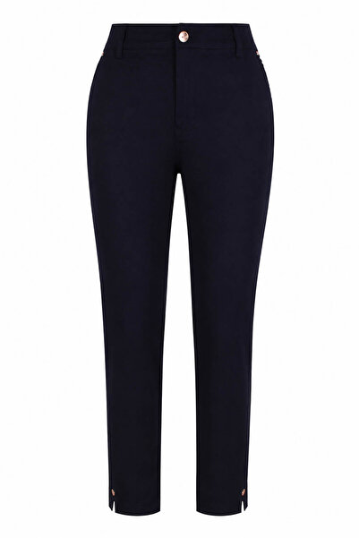 double Slim Skinny Black Women's Jean Trousers 3529