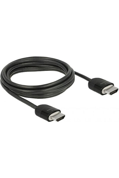 DELOCK Καλώδιο HDMI 2.0 Premium Υψηλής Ταχύτητας 4K 60Hz HDR, HDMI Αρσενικό -...