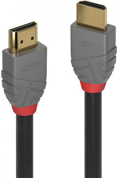 LİNDY Anthra Line HDMI 2.0 Premium Υψηλής Ταχύτητας 4K 60Hz HDR Καλώδιο HDMI ...