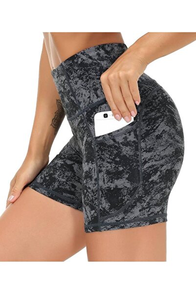 THE GYM PEOPLE High Waist Yoga Shorts for Women Workout Biker Shorts | Tummy ...