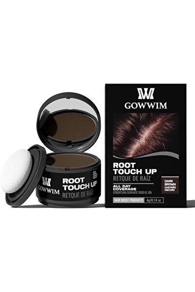 gowwim (Dark-Brown) - Hairline Powder, Hair Root Dye, Instantly Hair Colour S...