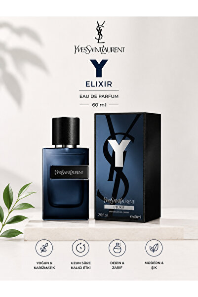 Yves Saint Laurent Y Elixir EDP 60 ml – Yoğun ve Uzun Süre Kalıcı Etkili Erke...