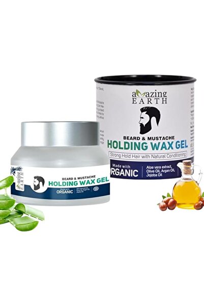AmazingHind AMAzing Earth Beard & Mustache Holding Wax Gel for Men - Certifie...