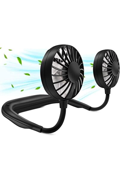 GENERAL Portable Neck Fan Mini Fan USB Rechargeable Face Hand Fan Small Neck ...