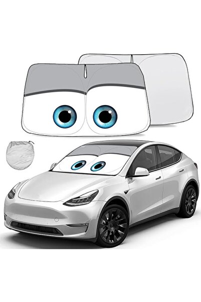 GVEN EXPRESS Gefen Windshield Sun Shade, Car Sun Shade for Front Window, Eye ...