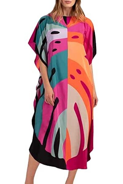 YouKD Women's Long Kaftan Maxi Bohemian Dress Beach Coverup Robe Roomy Kimono...