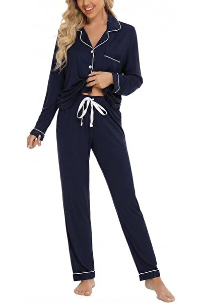 GENERAL Leikar womens Button Up Pajamas for Women Button Up Pajamas for Women