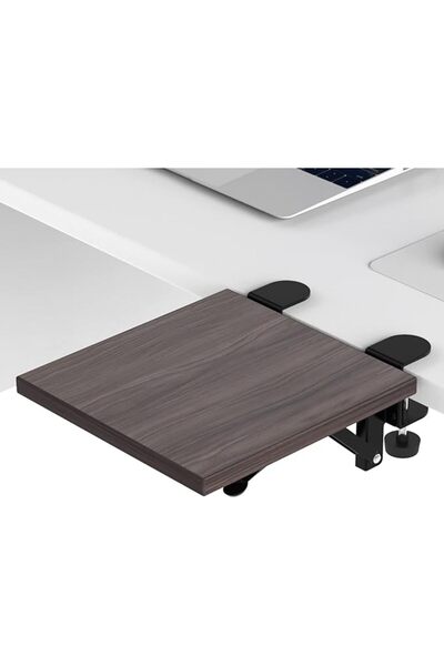 GENERAL OUGIC Ergonomic Desk Extension Tray, 30 x 15 cm, Clamp Without Perfor...