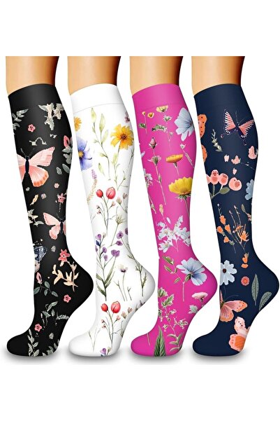 Bluemaple 4 Pack Leggings for Women Butt Lift High Waisted Tummy Control No S...