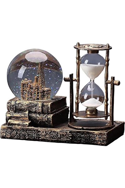 GENERAL LED Music Crystal Snow Globe Home Decoration for Living Room Bedroom ...