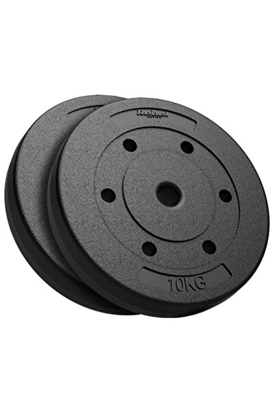 Rebel Set de discuri de greutate active, compozite, acoperite cu PVC, de 20 k...