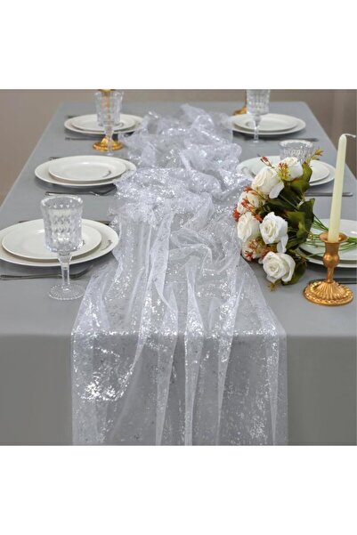Generic Brand Glittering Table Runner - Tablecloth Roll - Holiday Decoration ...
