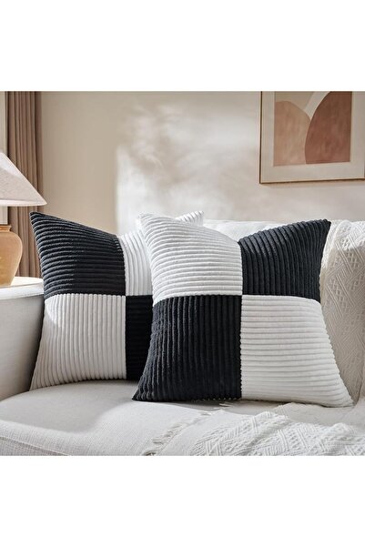 Fancy Homi 2 Packs Rust Boho Decorative Throw Pillow Covers 18x18 Inch for Co...