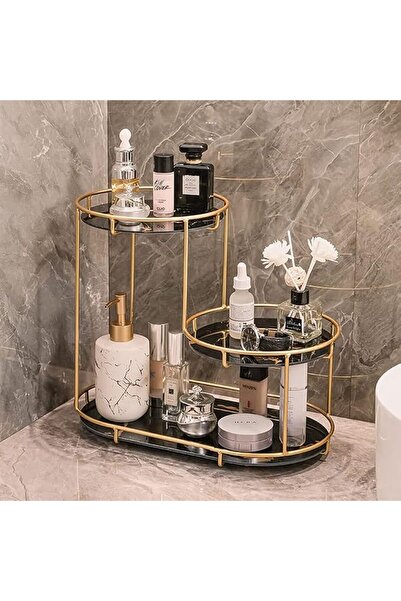 U-HOOME U HOOME Makeup Organizer,3 Tier Cosmetic Storage Basket with Removabl...