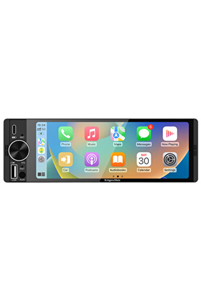 Lechpol Kruger&Matz 1 DIN Ηχοσύστημα Αυτοκινήτου με CarPlay & Android Auto, 4...
