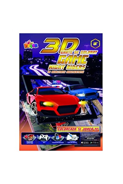 MC Micostore 3D книжка за оцветяване с допълнена реалност "Играчки разрушители "