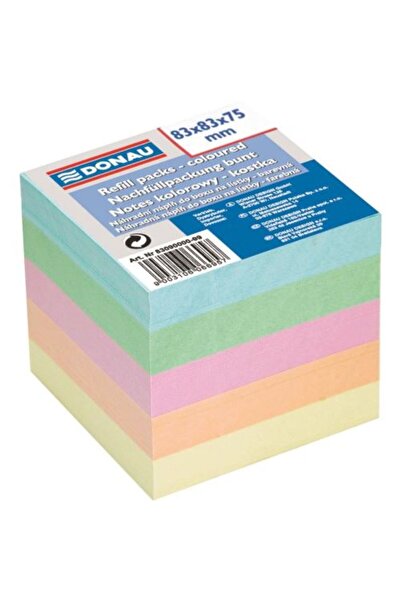 MC Micostore Cub hartie color DONAU 750 file pastel 83 x 83 x 75 mm infoliat ...