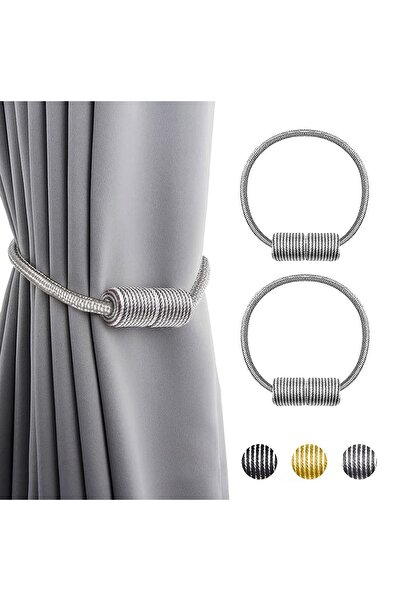 IM FineLife Magnetic Curtain Tiebacks 1 Pair Curtain Straps Strong Magnetic C...