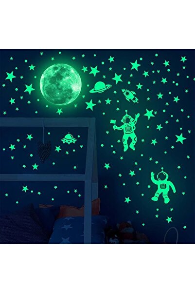 wisfunlly Glow in The Dark Stars Wall Stickers, 849 Pcs Glowing Planets Stick...