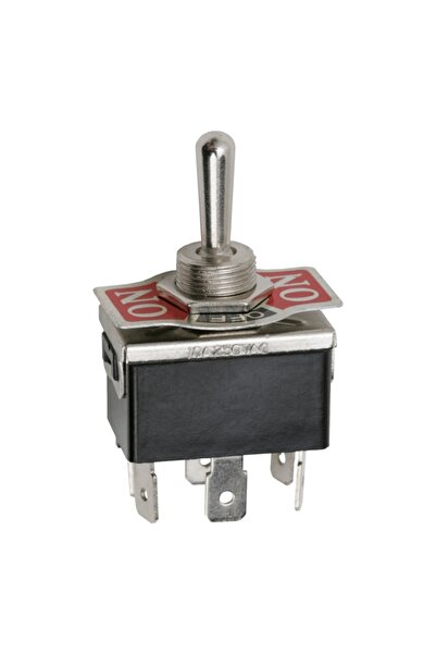 Alista Home DPDT ON-OFF-ON Lever Switch 10A 250V, Metal Panel Switch, Set of ...