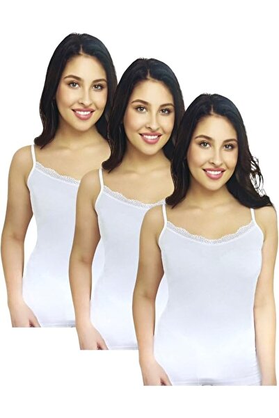 Delopik Lolitam 3 Pcs Womens Camisole Tank Top, Cotton Camisoles Lace Plain L...