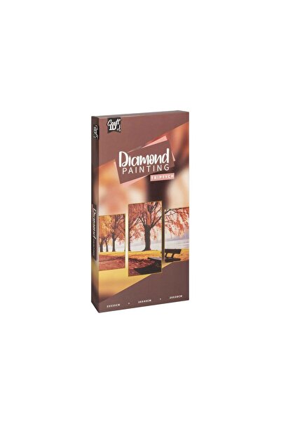 MC Micostore Pictura cu diamante Triptych-Landscape 40x20+30x20cm Grafix panz...