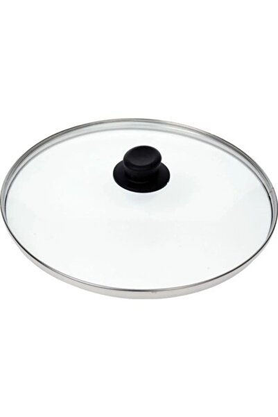 Ürkmez Ticaret Oală Tigaie Capac Sticlă Capac 18 Cm Negru De Susținere