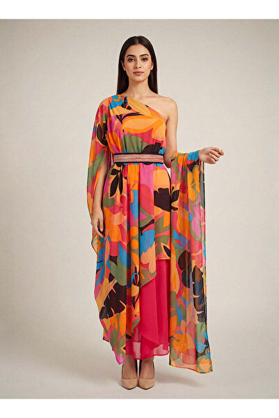 ECSTACY COUTURE Rawnaq drape dress