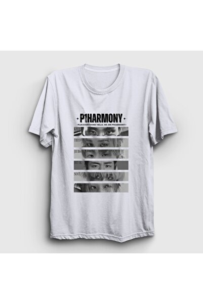 Presmono تي شيرت أبيض للجنسين من White Eyes K-Pop P1harmony 619847tt