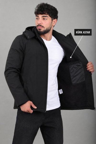 Stilkombin İçi Kürklü Spor Likralı Mont/Kaban PLDP3016_50509
