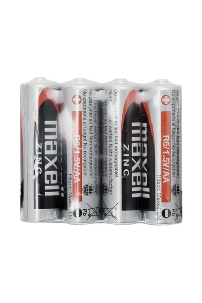 Alista Home AA R6 1.5V zinc batteries, set of 4 pcs, leak-resistant, for remo...