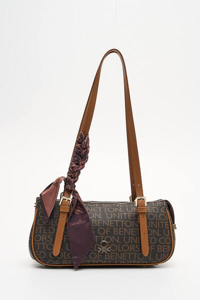 United Colors of Benetton Benetton Women's Shoulder Bag Brown-Tan Bnt1907