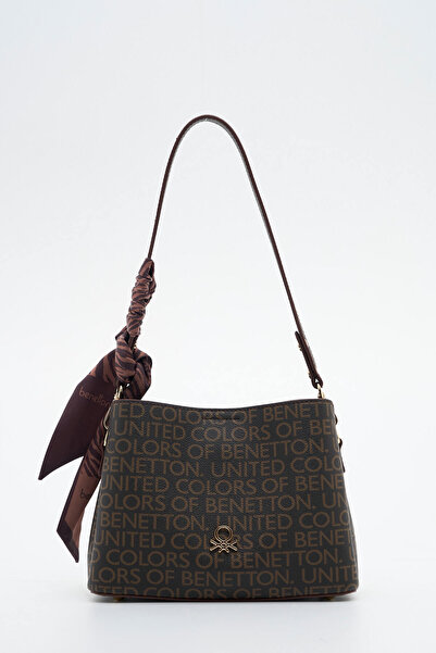 United Colors of Benetton Benetton Women's Shoulder Bag Brown-Brown Bnt1935