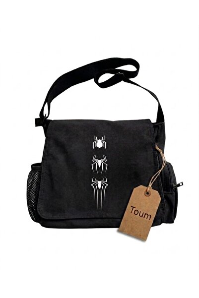 Toum Spider Printed Unisex Messenger Bag