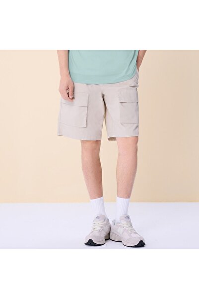 Giordano Men's Cool Touch Stretch Twill Shorts