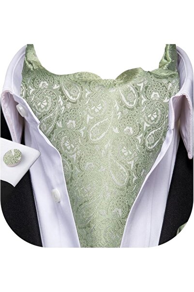 Dubulle Cravat Ties for Men with Pocket Square and Cufflinks Ascot and Handke...