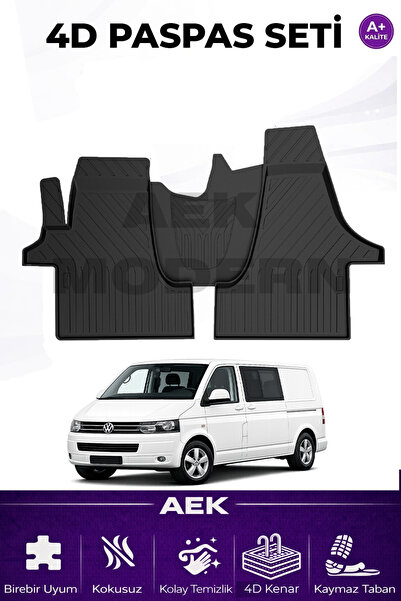 AEK Modern Vw T5 Transporter/Caravelle 4D Paspas Seti 2003-2015 A++ Kalite (3...