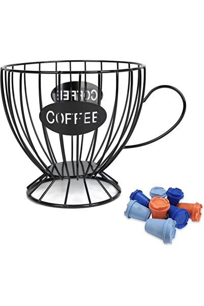 Tazweeq Coffee Pod Holder, Coffee Bar Counter Organizer, Filter Holder, Capsu...
