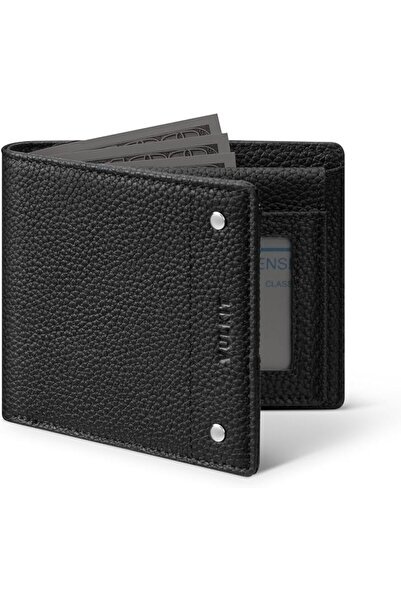 VULKIT Men's Wallet Genuine Leather RFID Blocking Bi-fold Wallets with Double...